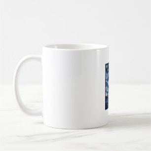 Taza De Café Jirafa Noche Estrellada Vintage