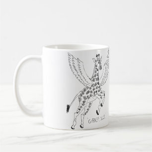 Taza De Café Jirafa + pegaso = Jirafaso