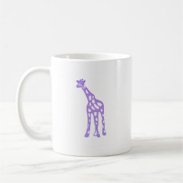 TAZA DE CAFÉ JIRAFA PÚRPURA