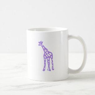TAZA DE CAFÉ JIRAFA PÚRPURA