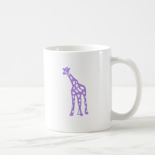 TAZA DE CAFÉ JIRAFA PÚRPURA (Derecha)