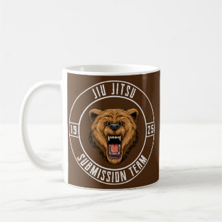 Taza De Café Jiu Jitsu Bear Brazil Jiu Jitsu BJJ y