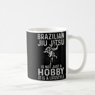Taza De Café Jiu Jitsu brasileño no es un hobby es un estilo de