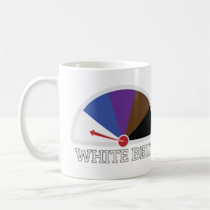 Taza De Café Jiu Jitsu del cinturón blanco