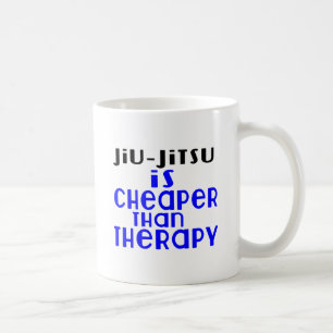 Taza De Café Jiu-Jitsu es más barato que terapia