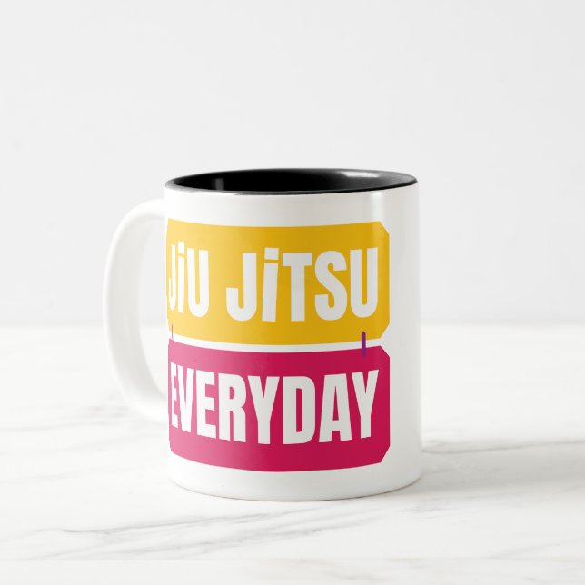Taza De Café Jiu Jitsu Everyday (Anverso izquierdo)