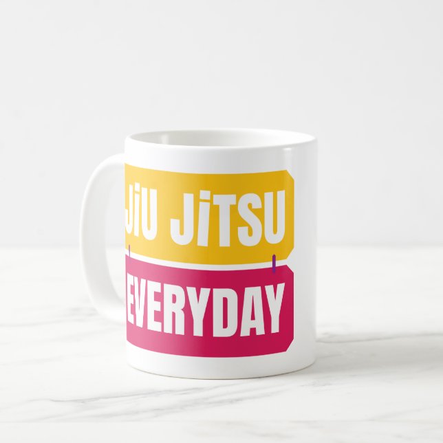 Taza De Café Jiu Jitsu Everyday (Anverso izquierdo)