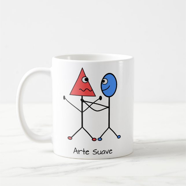 Taza De Café Jiu Jitsu Funny Triangle Choke (Izquierda)