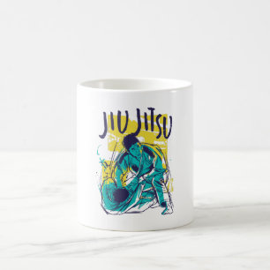Taza De Café Jiu Jitsu Grunge