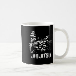Taza De Café Jiu Jitsu Japonés Judo Artes Marciales BJJ Lucha