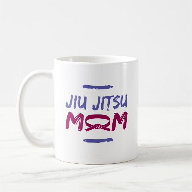 Taza De Café Jiu Jitsu Mom (Izquierda)