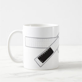 Taza De Café jiu-jitsu whitebelt rank mug