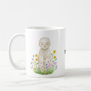 Taza De Café Jizo Buda Calle espiritual Serenity Nombre persona
