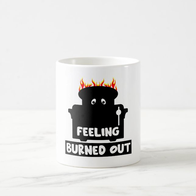 Taza De Café Job Burnout (Centro)