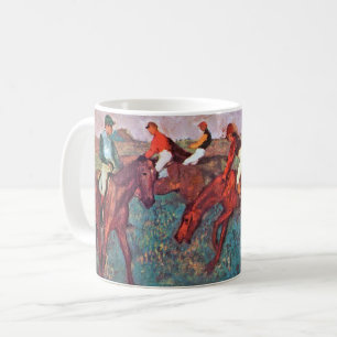 Taza De Café Jockey y caballo, Edgar Degas