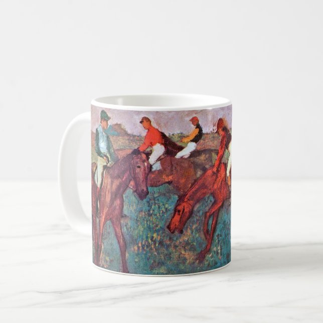 Taza De Café Jockey y caballo, Edgar Degas (Anverso izquierdo)