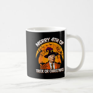 Taza De Café Joe Biden Feliz 4º de Halloween Truco o Trato Ch