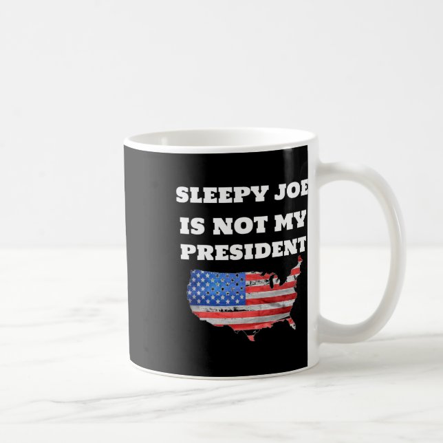Taza De Café Joe Biden No Es Mi Elección Presidencial Harris En (Derecha)