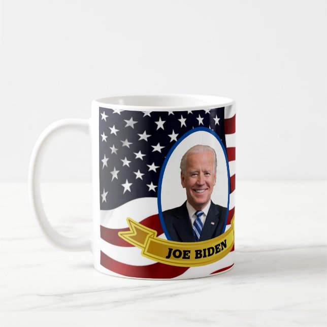 Taza De Café Joe Biden y Kamala Harris Portait (Izquierda)