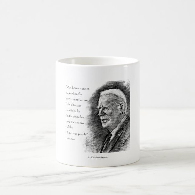 Taza De Café Joe Biden y presupuesto (Centro)