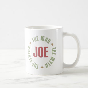 Taza De Café Joe el hombre el mito la leyenda junta con te los