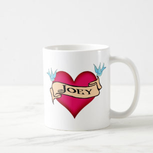 Taza De Café Joey - camisetas y regalos de encargo del tatuaje