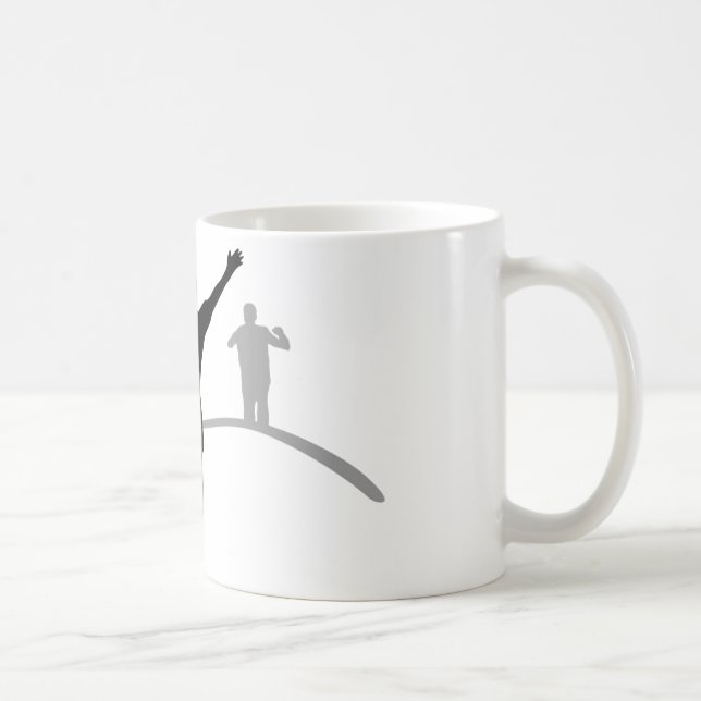 Taza De Café Jogger deporte hecho jogging (Derecha)