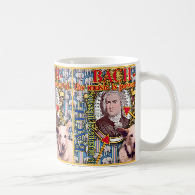 Taza De Café Johann Sebastian Bach (Derecha)