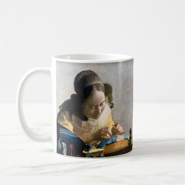 Taza De Café Johannes Vermeer - El Lacemaker (Izquierda)