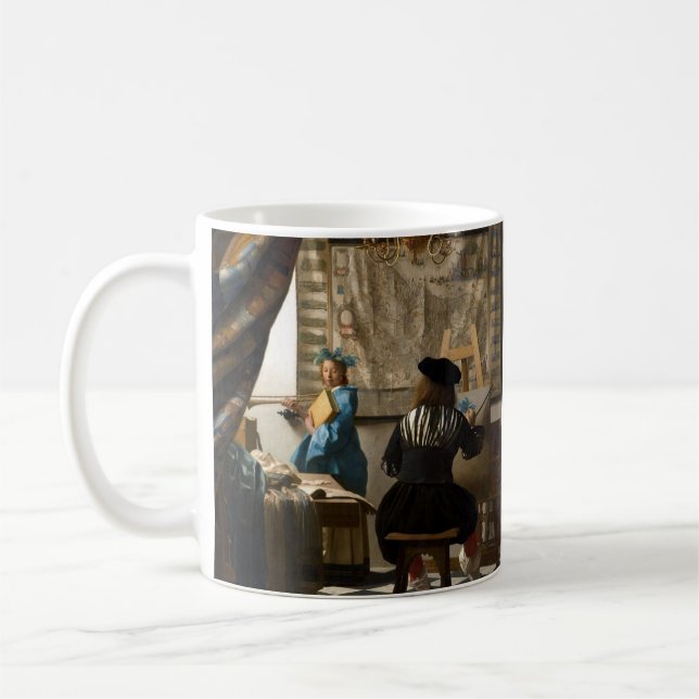 Taza De Café Johannes Vermeer - La historia de la pintura (Izquierda)