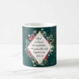 Taza De Café John.3:16 Dios amó al mundo, Navidades