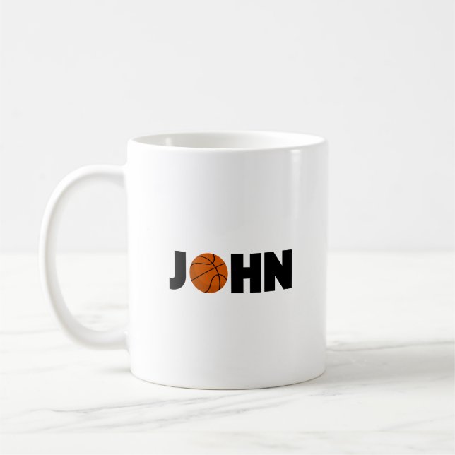 Taza De Café John Basketball (Izquierda)