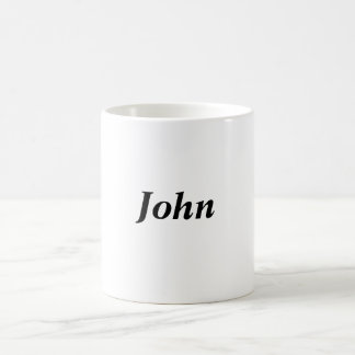 Taza De Café John Coffee Mug