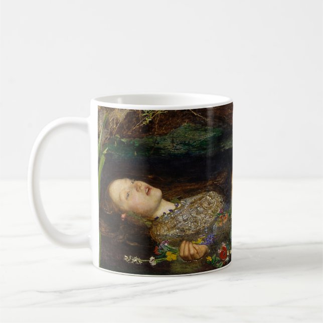 Taza De Café John Everett Millais - Ophelia (Izquierda)