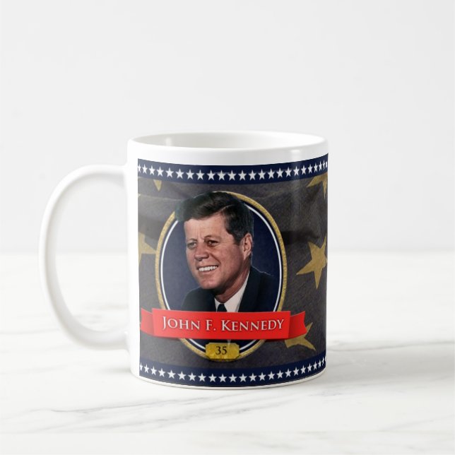 Taza De Café John F. Kennedy (Izquierda)