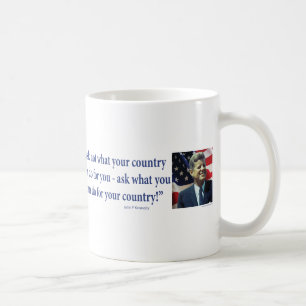 Taza De Café John F Kennedy - No pregunte qué es su país