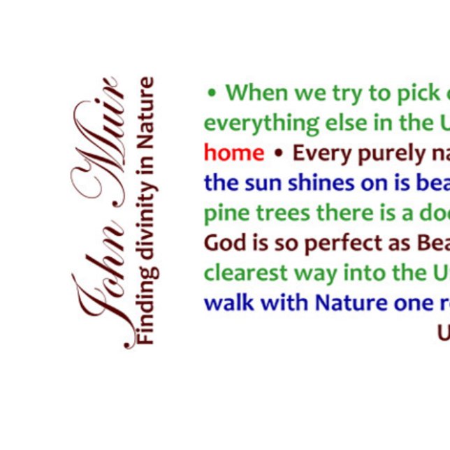 Taza De Café John Muir, encontrando la divinidad en la naturale (Subido por el creador)