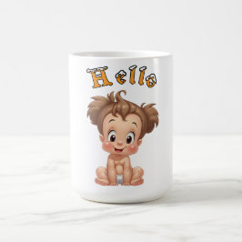 Taza De Café joie de bébé heureuse, et bonheur.