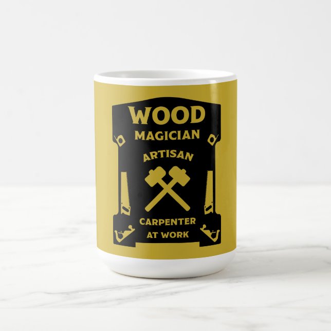 Taza De Café Joiner Y Carpintero De Madera (Centro)