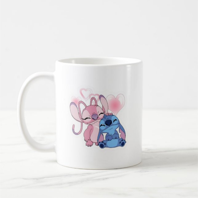 Taza De Café Jolie sticker sur tasse (Izquierda)