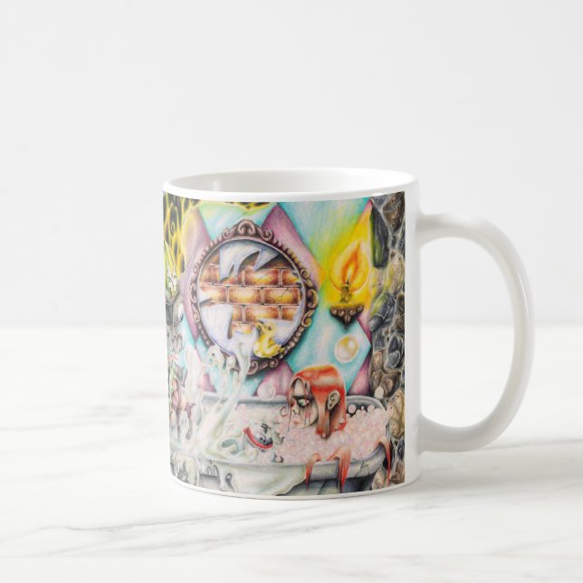 Taza De Café Jolly Roger el Pirata fantasma - Obra de arte (Derecha)