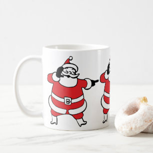 Taza De Café Jolly Santa Claus llama a los renos a los Navidade