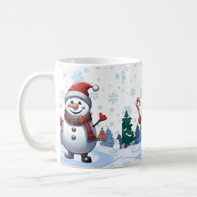 Taza De Café Jolly Snowman (Izquierda)