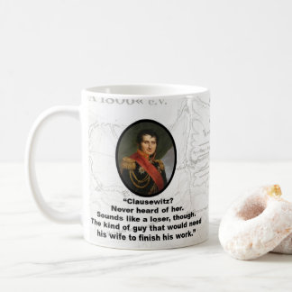Taza De Café Jomini piensa que Clausewitz es un perdedor
