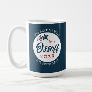 Taza De Café Jon Ossoff Presidente 2028 