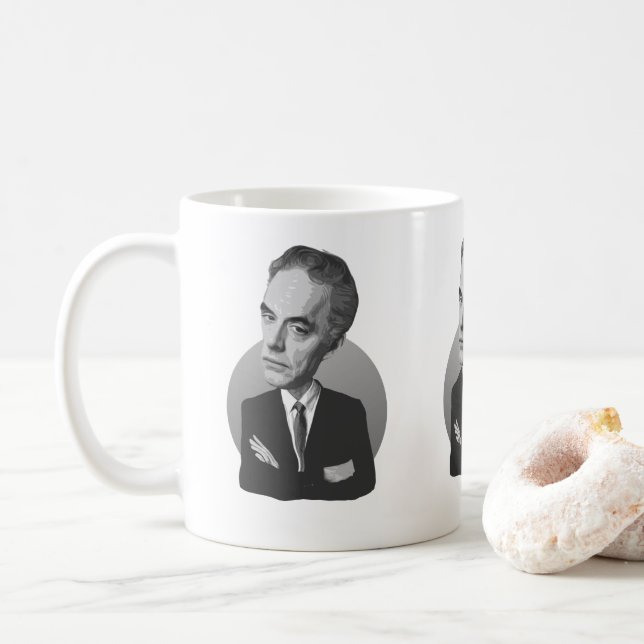 Taza De Café Jordania Peterson (Con donut)