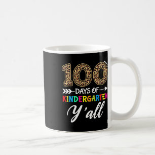 Taza De Café Jornadas De Jardín De Niños Y Profesores Leopardo