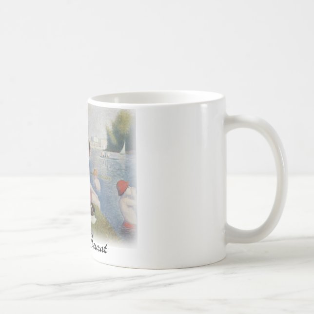 Taza De Café Jorte Seurat - bañistas en Asnières (Derecha)