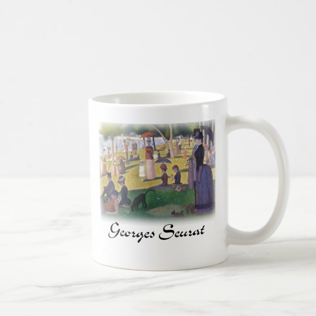 Taza De Café Jorte Seurat - un domingo en el La grande Jatte (Derecha)