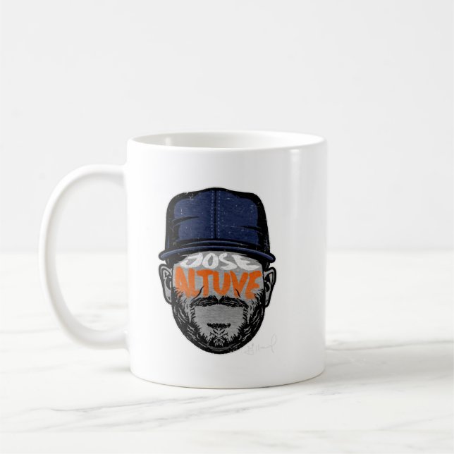 Taza De Café Jose Altuve Player Silhouette (Izquierda)